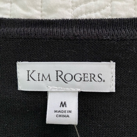 Kim Rogers Black Sweater Size M - Picture 3 of 5